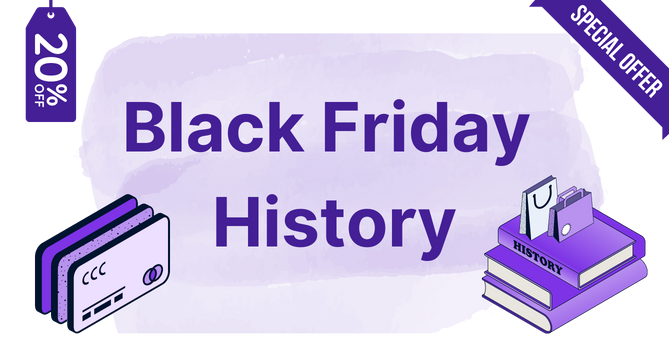 Elements that represent black Friday: discount, shopping bags, credit cards.