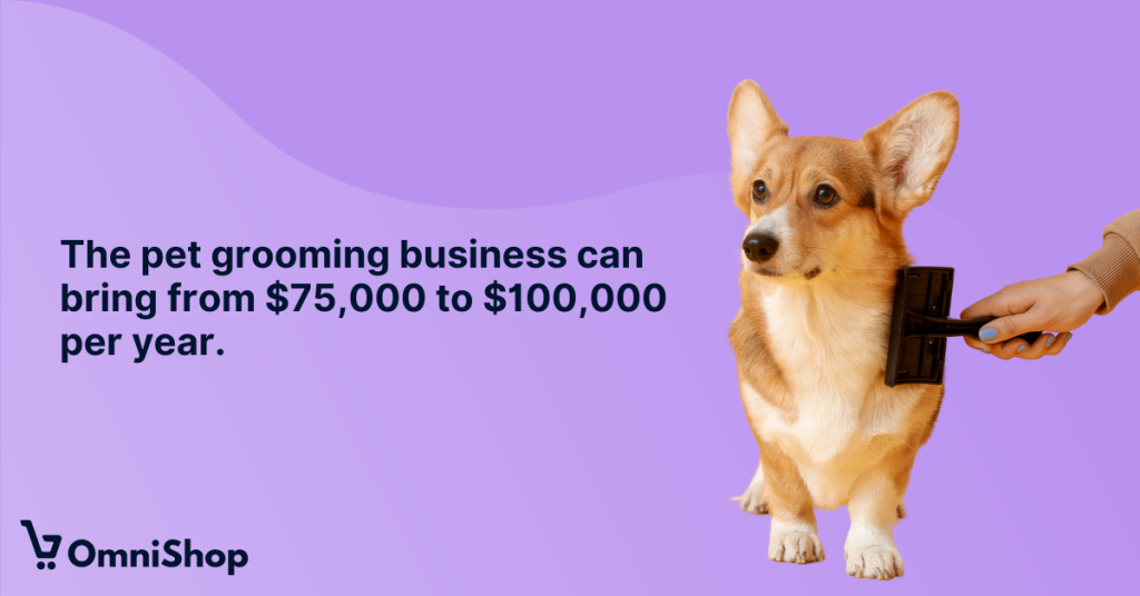 How much you can earn from pet grooming.