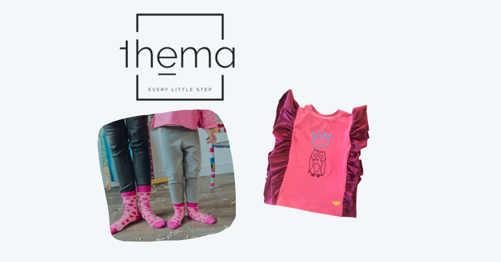 Collage of the fashion brand Thema.